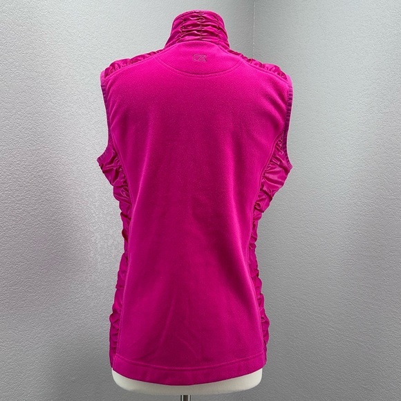 ❗️3/$20❗️Cutter & Buck Fleece Vest with Ruching - Picture 6 of 9